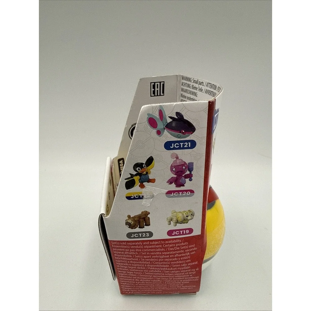 Mega Construx Pokemon Series 23 Larvitar JCT24 Poke Ball New Sealed Mattel